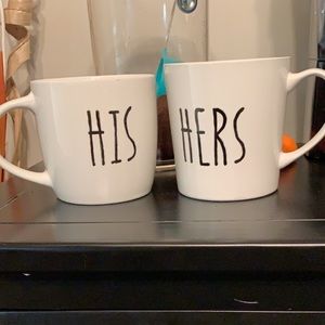 His and hers cups